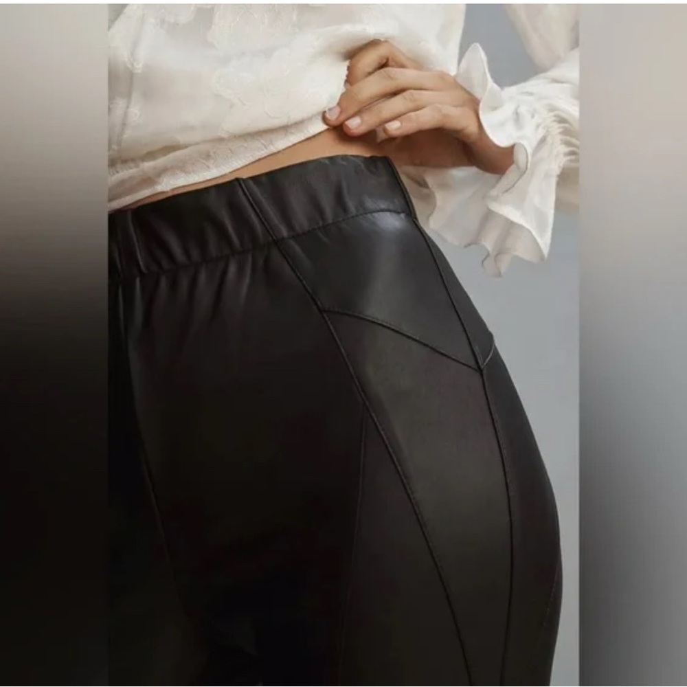 Pilcro Anthropology Glasgow Faux Leather Pants 27 - Picture 4 of 10